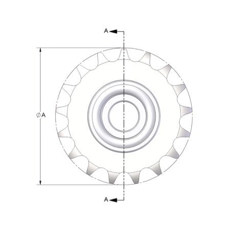 Brewer Machine And Gear Idler Sprocket, A Style, 80 Chain , 12 Teeth